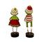 Lori Mitchell Christmas Collection: Curbie & Coco Come A Caroling Figurine, Set of 2